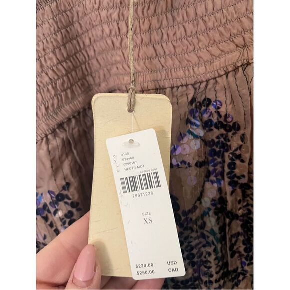 Anthropologie Let Me Be Deep-V Dress NEW NWT - Picture 7 of 10